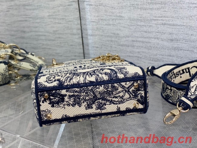 DIOR MINI LADY D-LITE BAG Toile de Jouy Embroidery M0500O-1