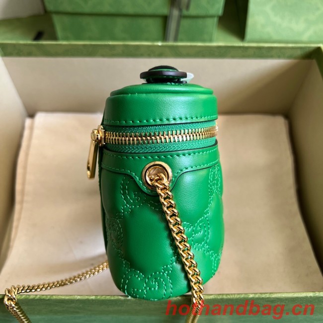 Gucci GG Matelasse top handle mini bag 723770 Green