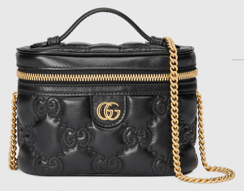 Gucci GG Matelasse top handle mini bag 723770 black