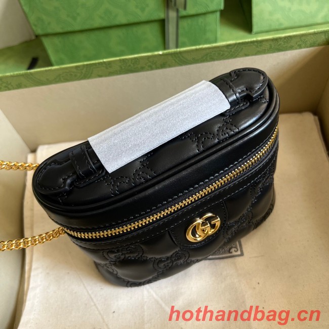 Gucci GG Matelasse top handle mini bag 723770 black