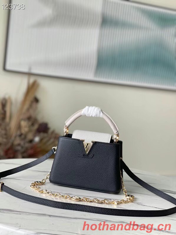 Louis Vuitton CAPUCINES MINI M20708 Black&white