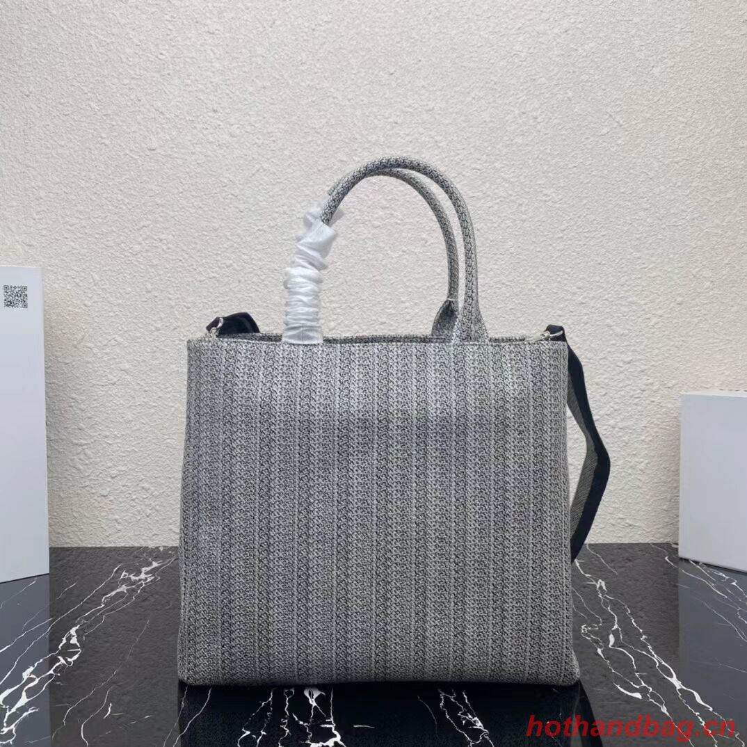 Prada SHOPPING BAG 1AV332 Black&grey