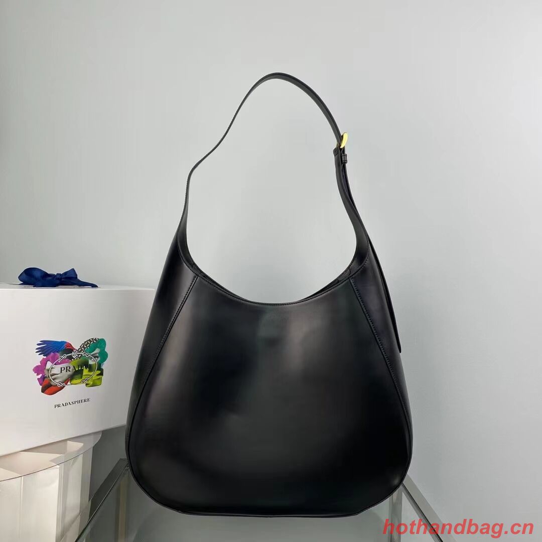 Prada leather shoulder bag 1AC281 black