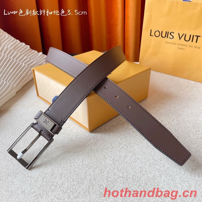 Louis Vuitton 35MM Leather Belt 7098-1