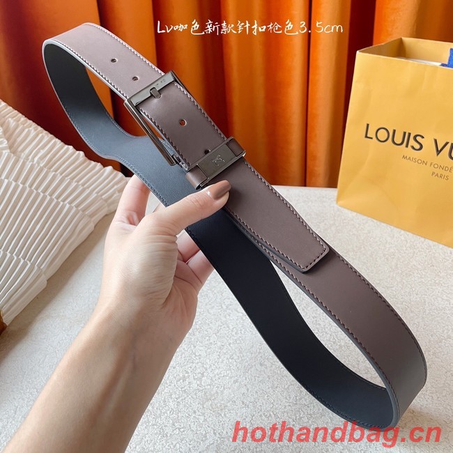 Louis Vuitton 35MM Leather Belt 7098-1