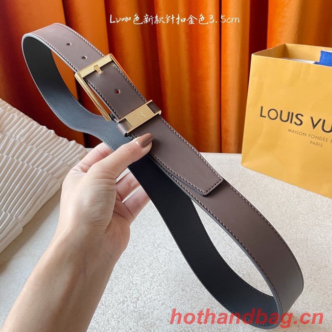 Louis Vuitton 35MM Leather Belt 7098-2