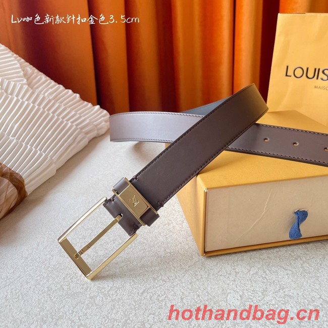 Louis Vuitton 35MM Leather Belt 7098-2