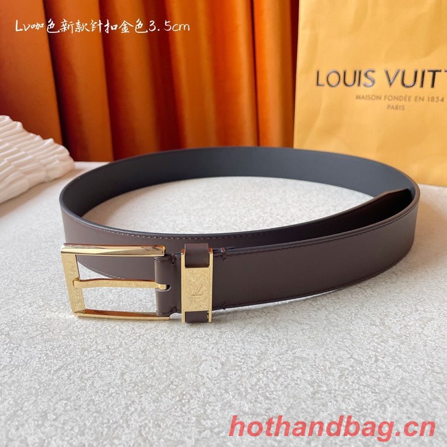 Louis Vuitton 35MM Leather Belt 7098-2