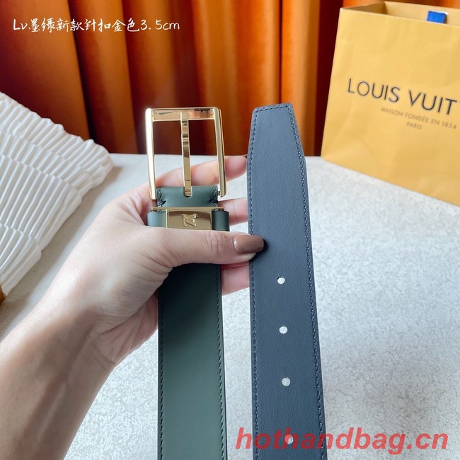 Louis Vuitton 35MM Leather Belt 7098-5