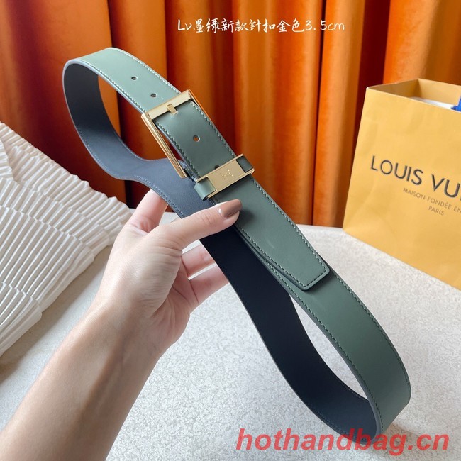 Louis Vuitton 35MM Leather Belt 7098-5