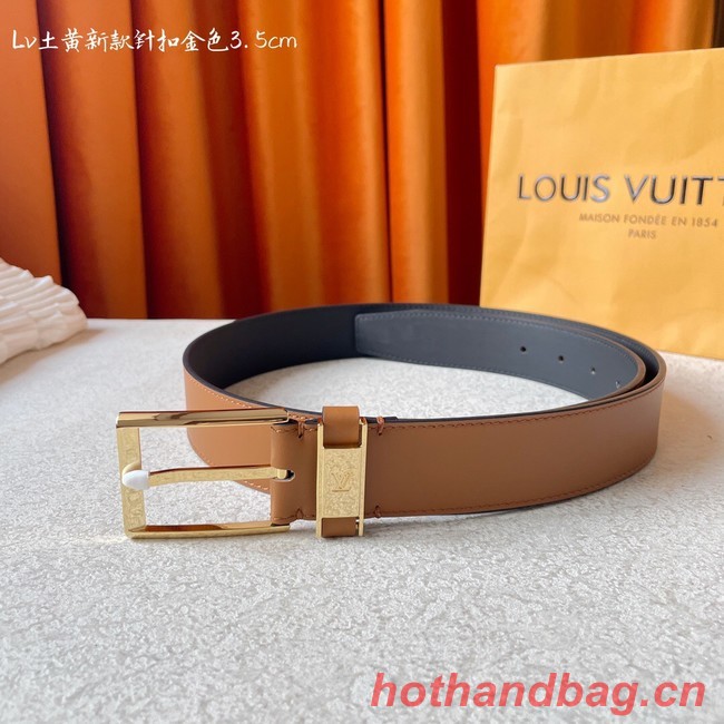 Louis Vuitton 35MM Leather Belt 7098-8