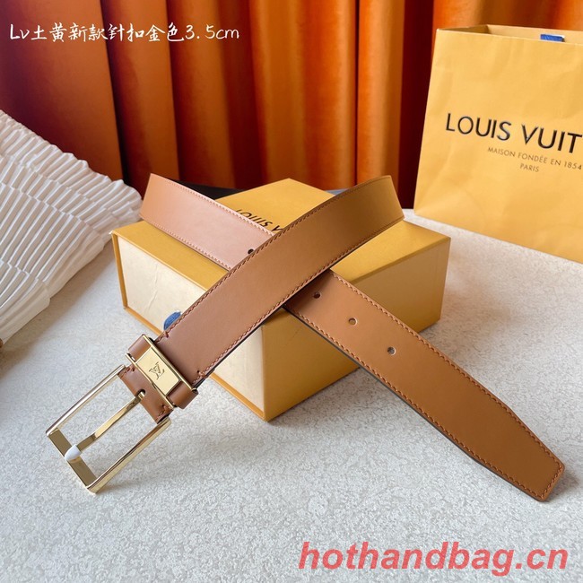 Louis Vuitton 35MM Leather Belt 7098-8