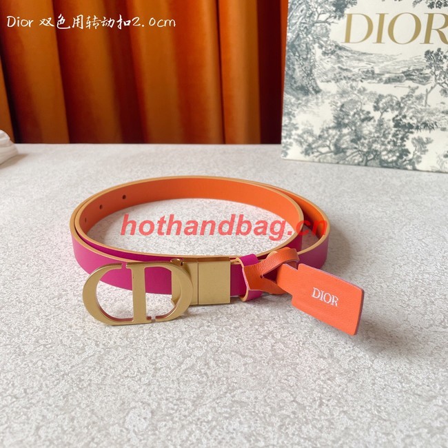 Dior 20MM Leather Belt 7102-2