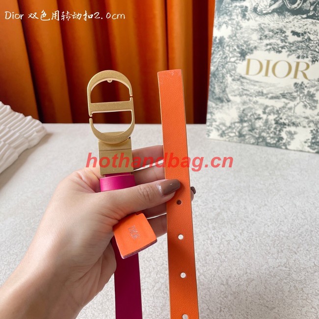 Dior 20MM Leather Belt 7102-2