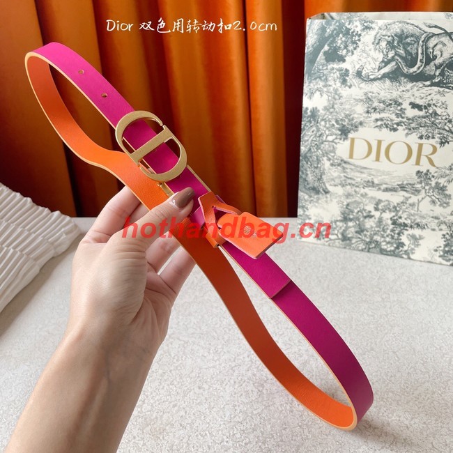 Dior 20MM Leather Belt 7102-2