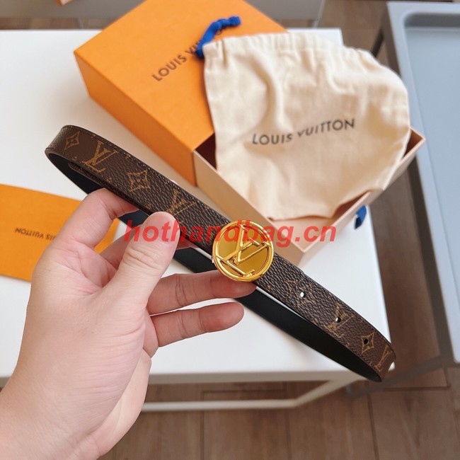 Louis Vuitton 20MM Leather Belt 7108-1