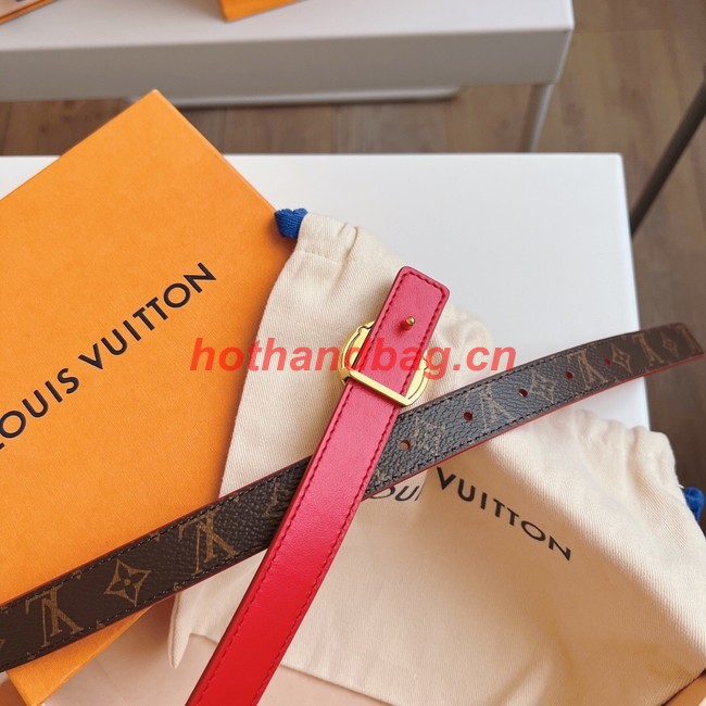 Louis Vuitton 20MM Leather Belt 7108-10