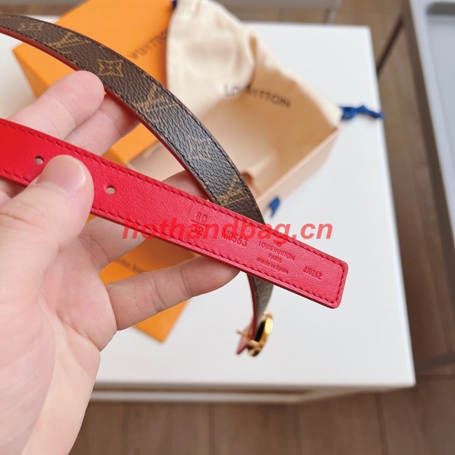 Louis Vuitton 20MM Leather Belt 7108-10