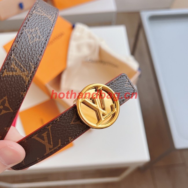 Louis Vuitton 20MM Leather Belt 7108-10