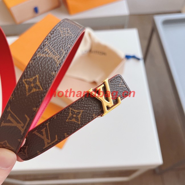 Louis Vuitton 20MM Leather Belt 7108-11