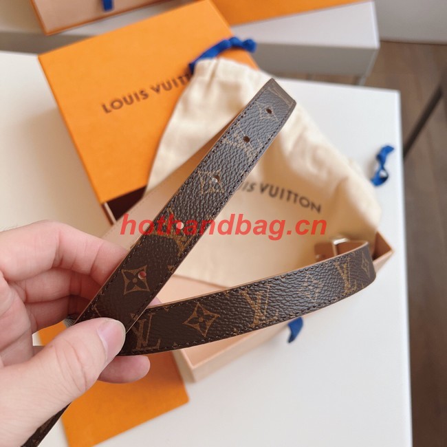 Louis Vuitton 20MM Leather Belt 7108-8