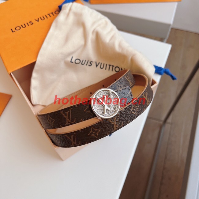 Louis Vuitton 20MM Leather Belt 7108-8