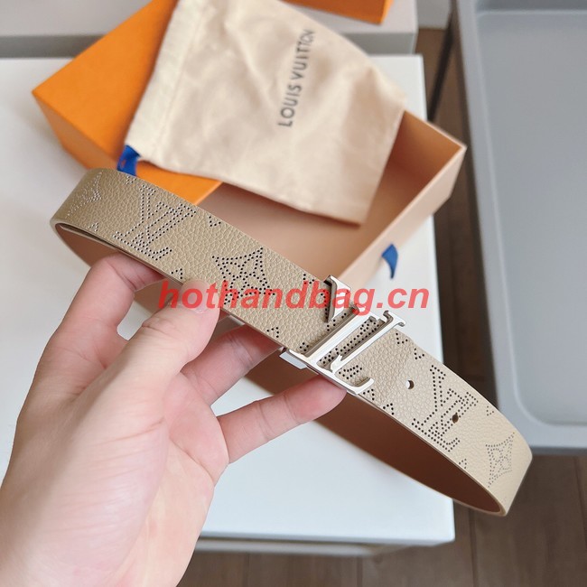 Louis Vuitton 30MM Leather Belt 7109-10