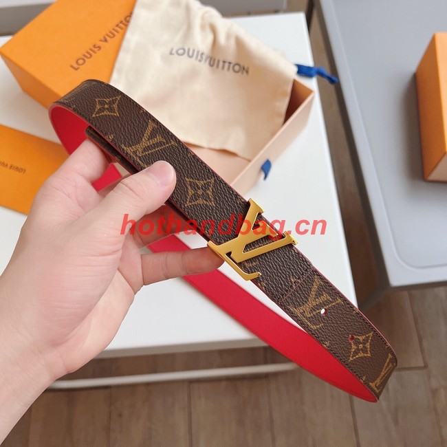 Louis Vuitton 30MM Leather Belt 7109-3