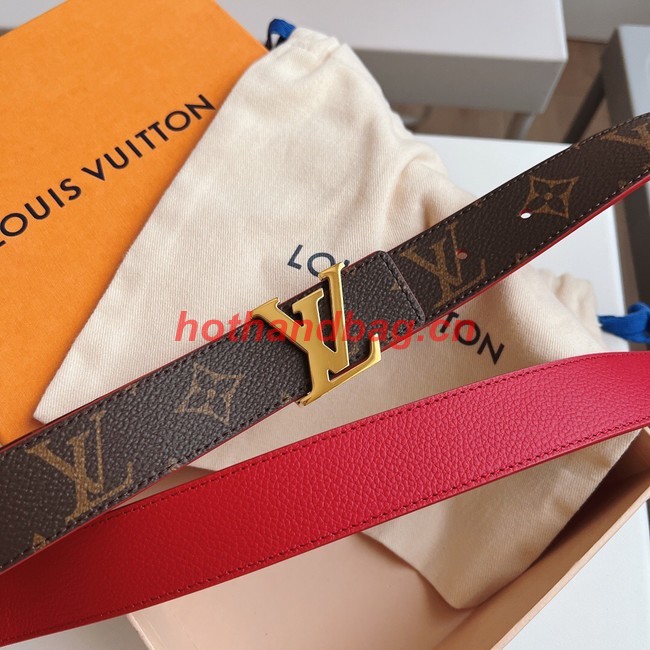 Louis Vuitton 30MM Leather Belt 7109-3