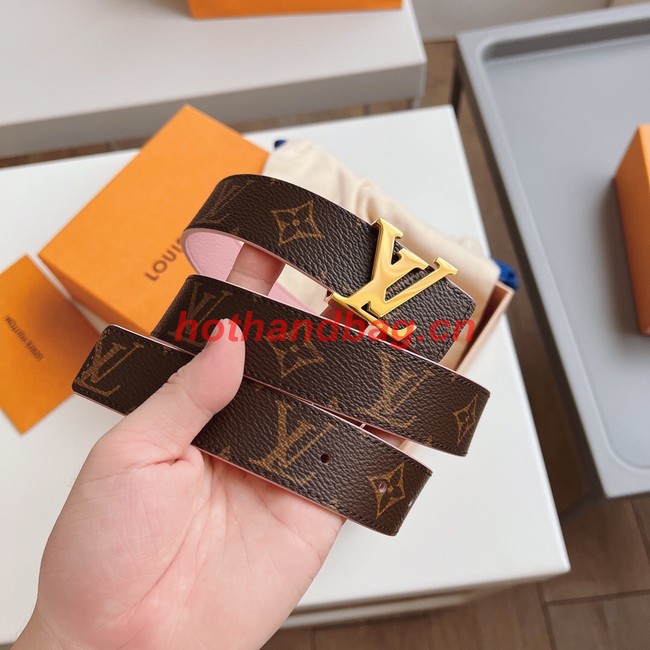 Louis Vuitton 30MM Leather Belt 7109-4