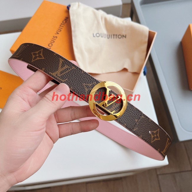 Louis Vuitton 30MM Leather Belt 7109-6