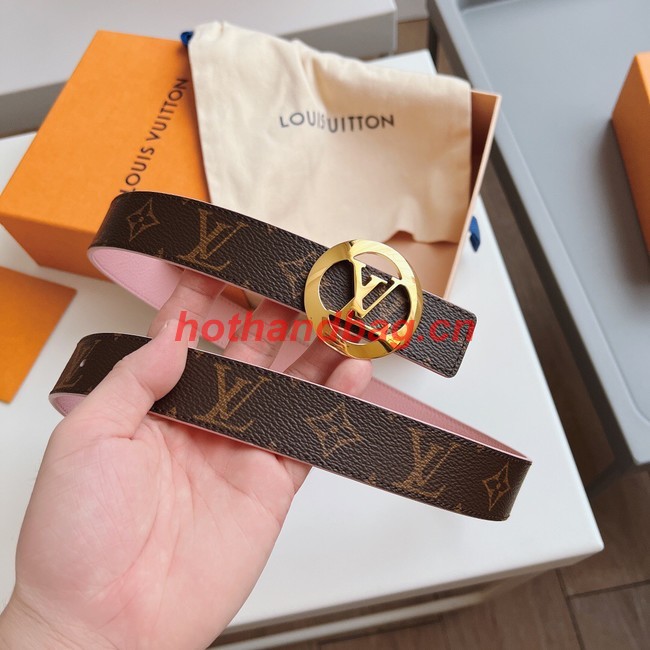 Louis Vuitton 30MM Leather Belt 7109-6