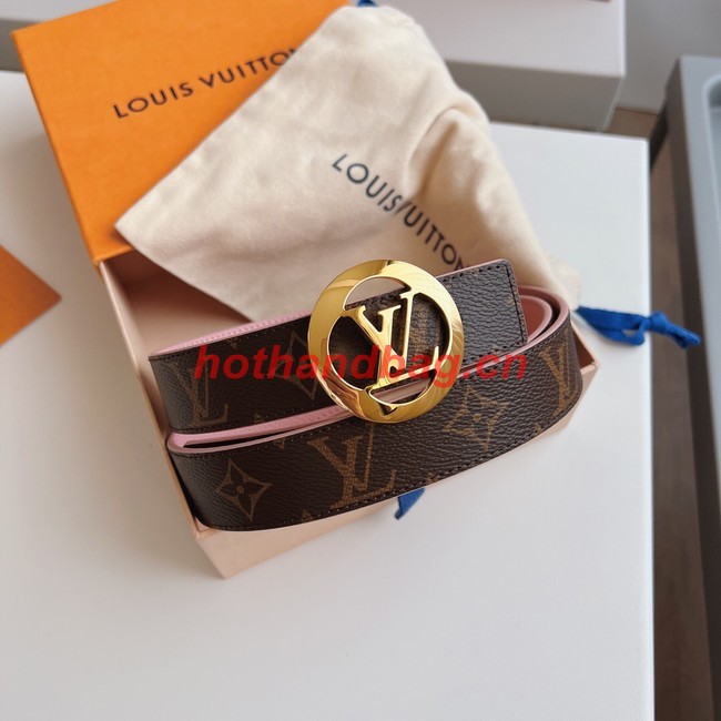 Louis Vuitton 30MM Leather Belt 7109-6