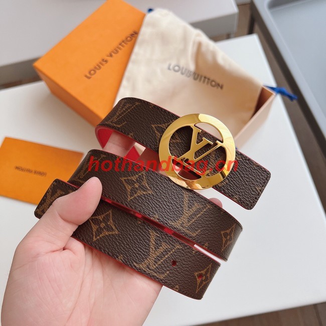 Louis Vuitton 30MM Leather Belt 7109-7