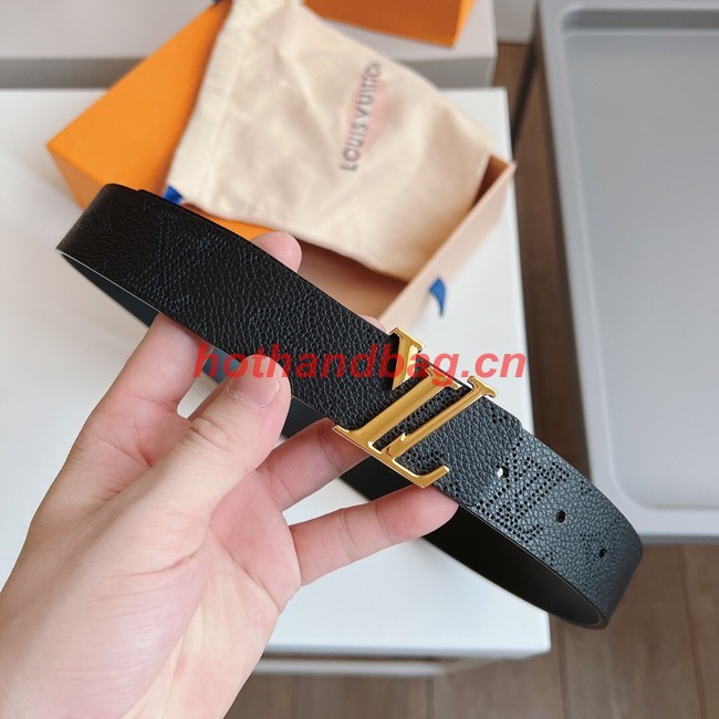 Louis Vuitton 30MM Leather Belt 7109-8