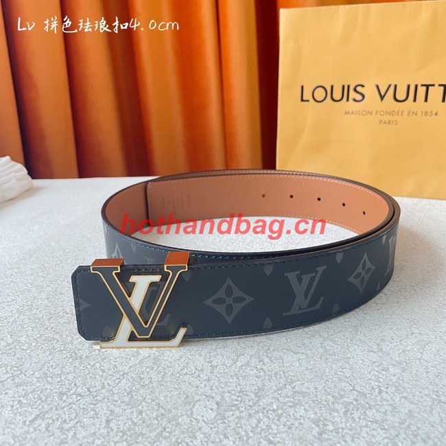 Louis Vuitton 40MM Leather Belt 7100-3