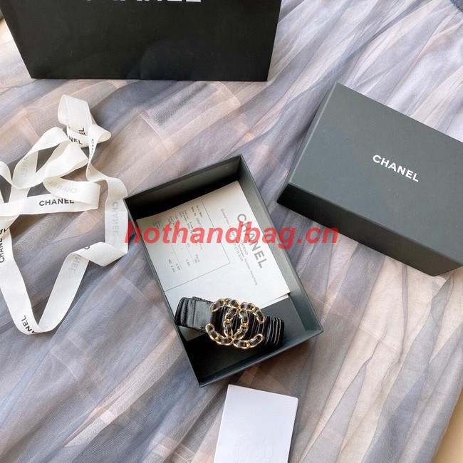 Chanel 30MM Leather Belt 7114-2