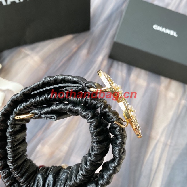 Chanel 30MM Leather Belt 7114-3