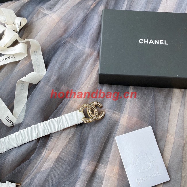 Chanel 30MM Leather Belt 7114-4