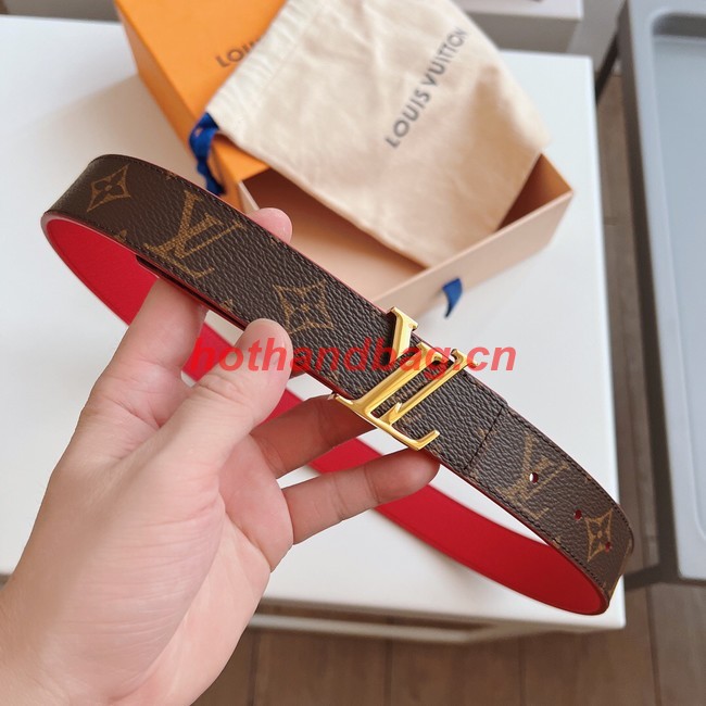 Louis Vuitton 30MM Leather Belt 7109-13