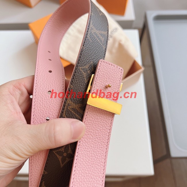 Louis Vuitton 30MM Leather Belt 7109-15