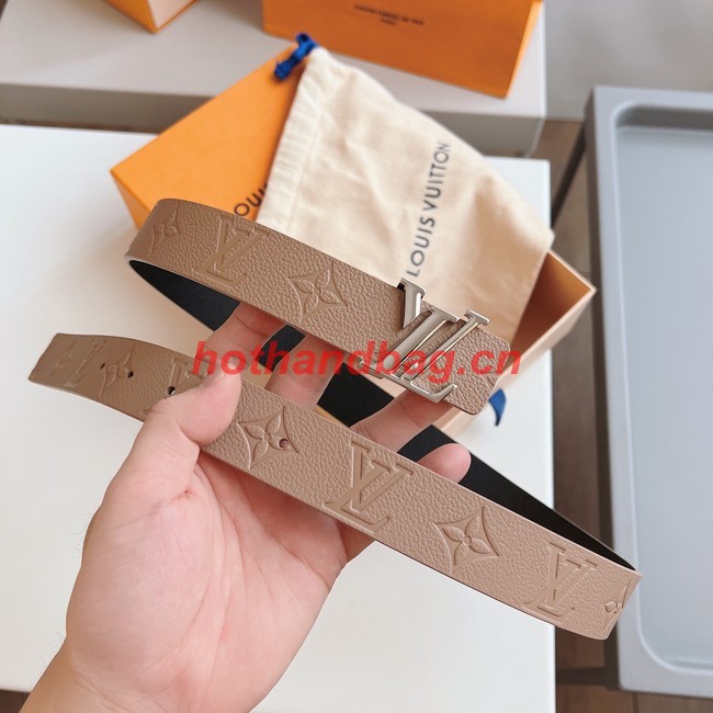 Louis Vuitton 30MM Leather Belt 7109-9