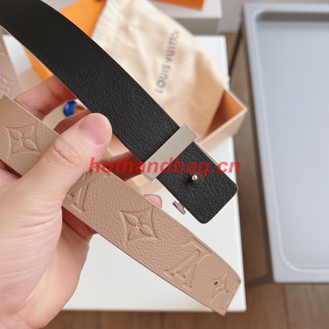 Louis Vuitton 30MM Leather Belt 7109-9