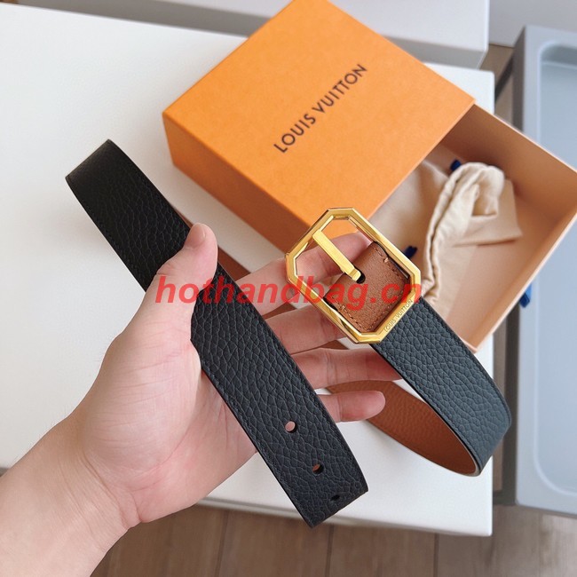 Louis Vuitton 35MM Leather Belt 7110-1