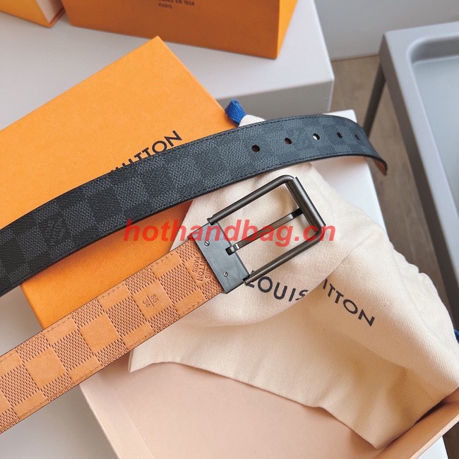 Louis Vuitton 35MM Leather Belt 7110-2