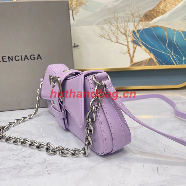 Balenciaga HOURGLASS SMALL TOP HANDLE BAG 6088 purple