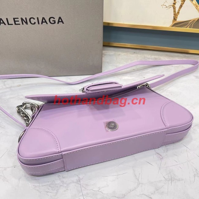 Balenciaga HOURGLASS SMALL TOP HANDLE BAG 6088 purple