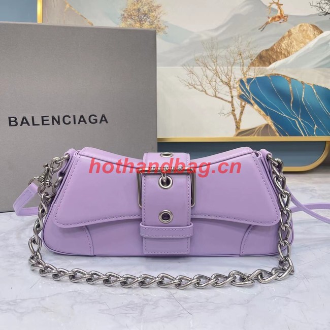 Balenciaga HOURGLASS SMALL TOP HANDLE BAG 6088 purple