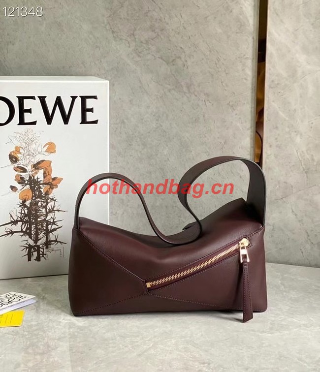 Loewe Original Leather Bag LE10188 Burgundy