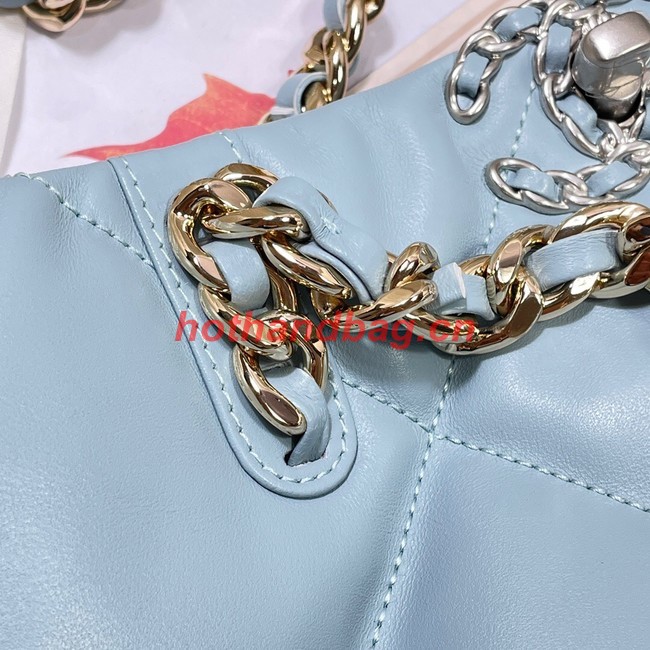 CHANEL 19 SHOPPING BAG 3660 sky blue